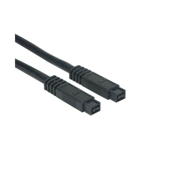 EXSYS EX-K6851 cavo firewire 2 m 9-p Nero