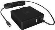 ICY BOX IB-PS101-PD - Netzteil - Wechselstrom 110-240 V - 90 Watt - Ausgangsanschlsse: 2 - Schwarz (IB-PS101-PD)