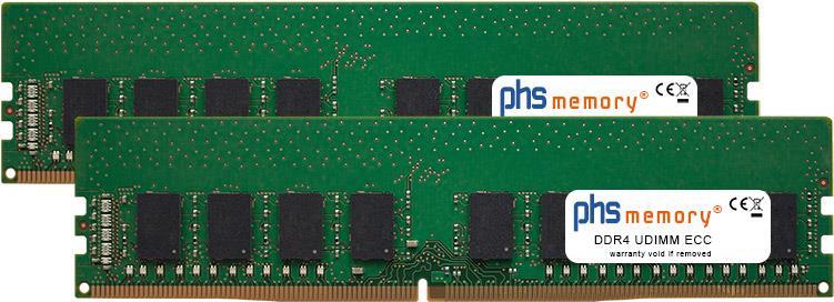 PHS-memory 32GB (2x16GB) Kit RAM Speicher fr QNAP TS-883XU DDR4 UDIMM ECC 2400MHz (SP285469)