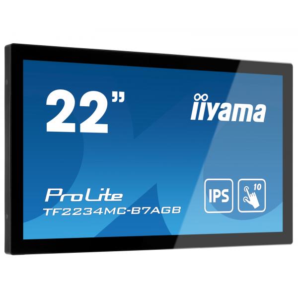 iiyama ProLite TF2234MC-B7AGB Monitor PC 54,6 cm [21.5] 1920 x 1080 Pixel Full HD LED Touch screen Multi utente Nero (22 TF2234MC-B7AGB Touch Screen Monitor - 22 Black LED Touchscreen Monitor Full HD