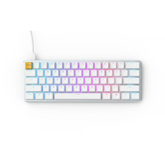Glorious PC Gaming Race GMMK tastiera USB QWERTY US International Argento, Bianco