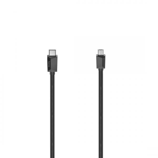 Hama 00200644 cavo USB 0,75 m USB 2.0 USB C Micro-USB A Nero