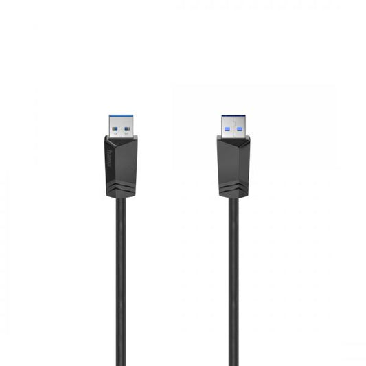 Hama Cavo USB A M / USB A M , USB 3.0, 1,5 metri, nero (Hama USB-Kabel A-A, USB 3.0, 5 Gbit/s,)