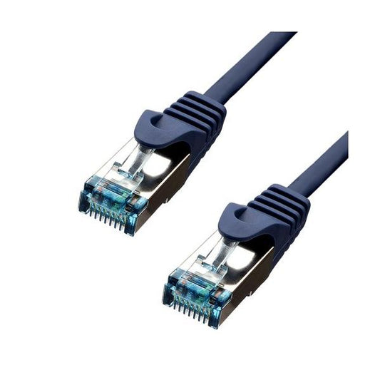 ProXtend 6ASFTP-005BL cavo di rete Blu 0,5 m Cat6a S/FTP [S-STP] (CAT6A S/FTP CU LSZH Ethernet - Cable Blue 50cm - Warranty: 360M)
