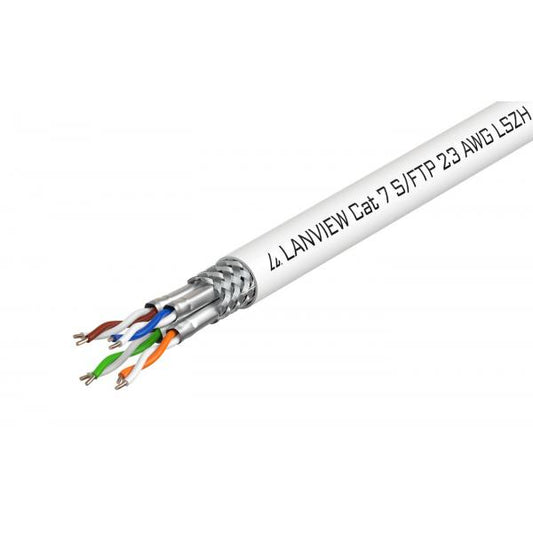 Lanview LVN122506 cavo di rete Bianco 500 m Cat7 SF/UTP (S-FTP)