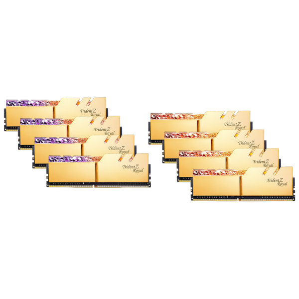 G.Skill Trident Z Royal F4-3600C14Q2-64GTRGB memoria 64 GB 8 x 8 GB DDR4 3600 MHz