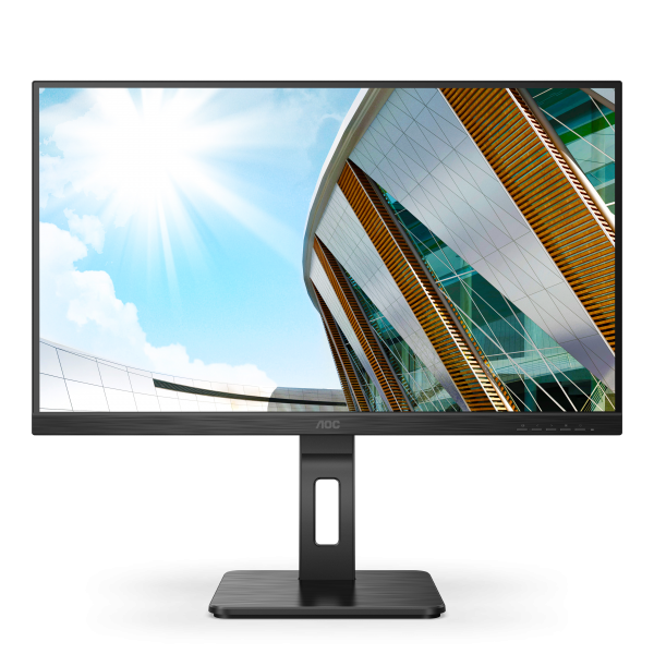 AOC U27P2CA Monitor PC 68,6 cm [27] 3840 x 2160 Pixel 4K Ultra HD LED Nero (AOC U27P2CA - Monitor a LED - 27 [27 visualizzabile] - 3840 x 2160 4K @ 60 Hz - IPS - 350 cd/m? - 4 ms - 2xHDMI, DisplayPor