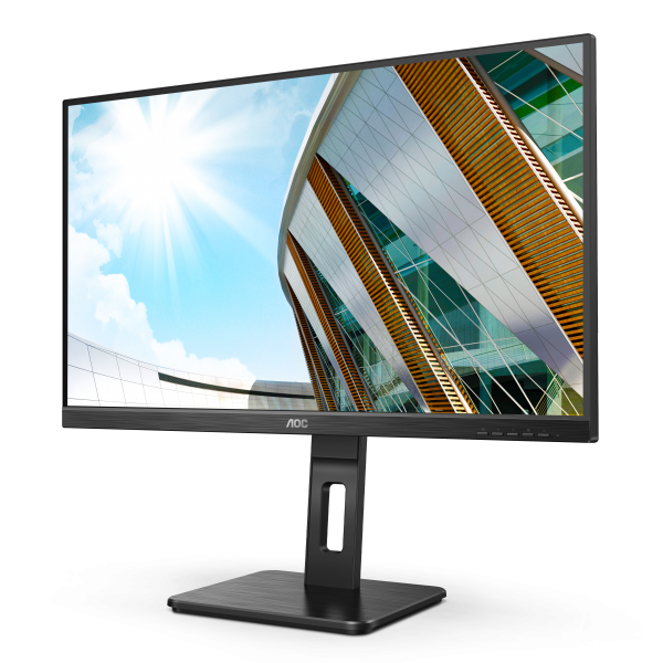 AOC U27P2CA Monitor PC 68,6 cm [27] 3840 x 2160 Pixel 4K Ultra HD LED Nero (AOC U27P2CA - Monitor a LED - 27 [27 visualizzabile] - 3840 x 2160 4K @ 60 Hz - IPS - 350 cd/m? - 4 ms - 2xHDMI, DisplayPor