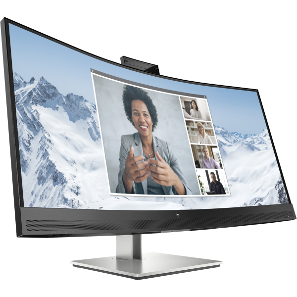 HP Monitor per video conferenze con schermo curvo E34m G4 USB-C WQHD (E34m G4 86.4 cm [34] 3440 x - 1440 pixels Wide Quad HD - Black - Warranty: 12M)