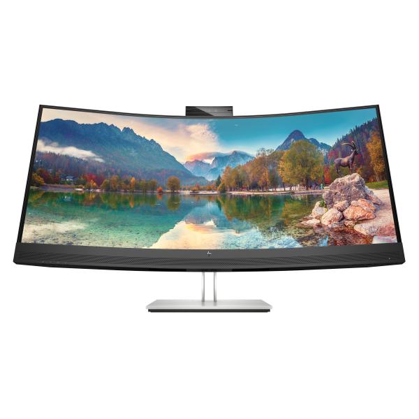 HP Monitor per video conferenze con schermo curvo E34m G4 USB-C WQHD (E34m G4 86.4 cm [34] 3440 x - 1440 pixels Wide Quad HD - Black - Warranty: 12M)