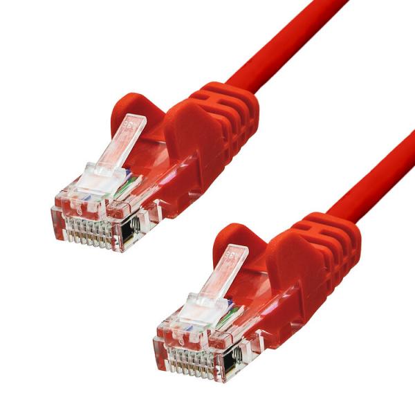 ProXtend V-5UTP-15R cavo di rete Rosso 15 m Cat5e U/UTP [UTP] (CAT5e U/UTP CCA PVC Ethernet - Cable Red 15m - Warranty: 360M)