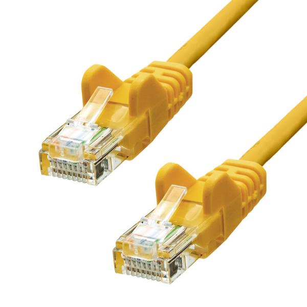 ProXtend V-5UTP-20Y cavo di rete Giallo 20 m Cat5e U/UTP [UTP] (CAT5e U/UTP CCA PVC Ethernet - Cable Yellow 20m - Warranty: 360M)