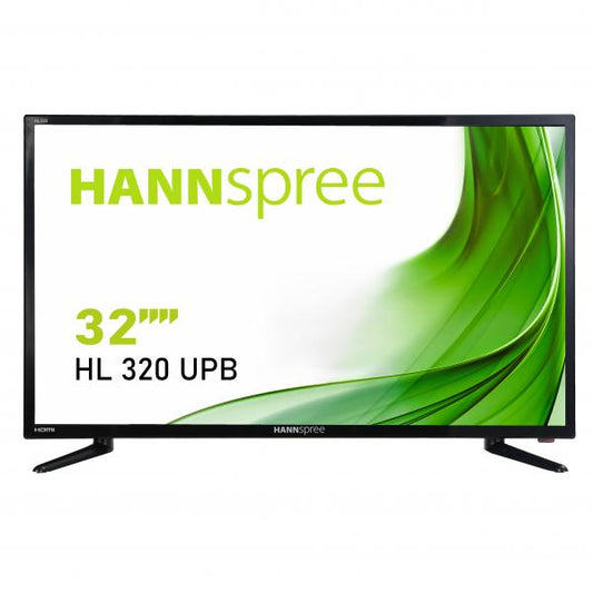 Hannspree HL 320 UPB Pannello piatto per segnaletica digitale 80 cm [31.5] TFT 400 cd/m Full HD Nero (HL320UPB 31.5IN 1920X1080 16:9 - 8 MS 1200:1)