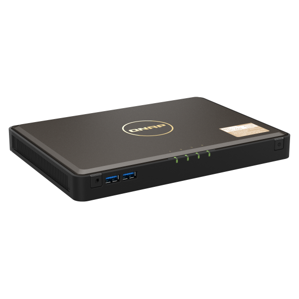 QNAP TBS-464 NAS Desktop Collegamento ethernet LAN Nero
