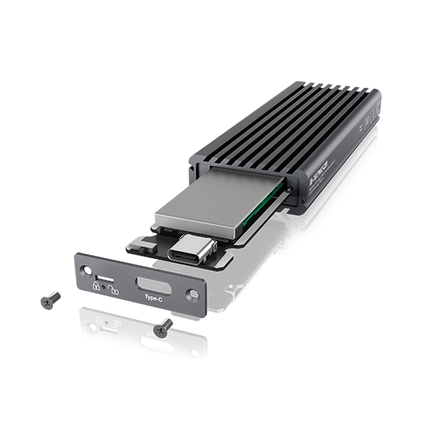 ICY BOX IB-1817MC-C31 contenitore di unità di archiviazione Box esterno SSD Grigio M.2