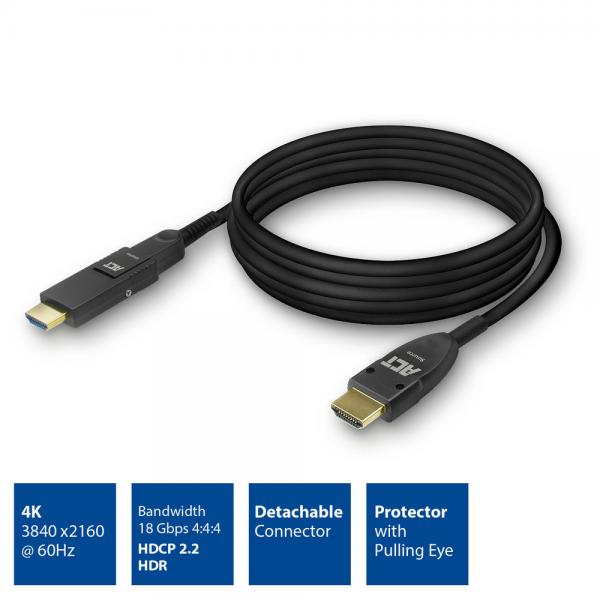 ACT AK4103 cavo HDMI 25 m HDMI tipo A (Standard) Nero