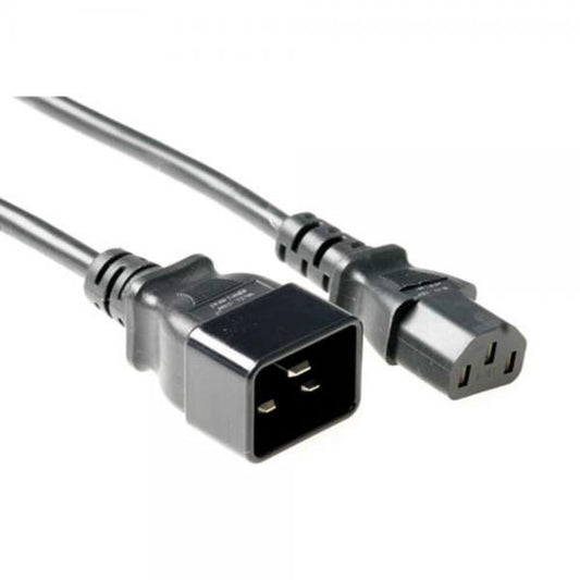 ACT AK5440 cavo di alimentazione Nero 1 m Accoppiatore C13 Accoppiatore C20