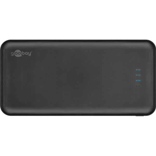 Goobay 40891 batteria portatile Polimeri di litio (LiPo) 10000 mAh Nero