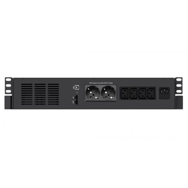 Infosec X4 800 RM Plus gruppo di continuit [UPS] A linea interattiva 0,8 kVA 480 W 6 presa[e] AC (X4 800 RM Plus - Warranty: 24M)
