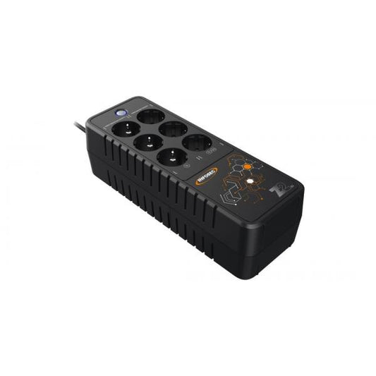 Infosec Z2 EX 700 gruppo di continuit [UPS] 0,7 kVA 360 W 6 presa[e] AC (Z2 EX 700 - Warranty: 24M)