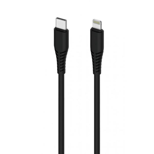 2GO 795848 cavo USB 1 m USB 3.2 Gen 1 (3.1 Gen 1) USB C Lightning Nero