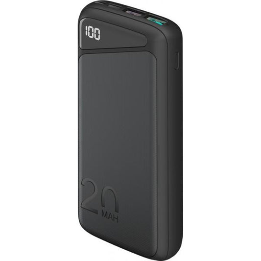 Goobay 53939 batteria portatile Polimeri di litio (LiPo) 20000 mAh Nero