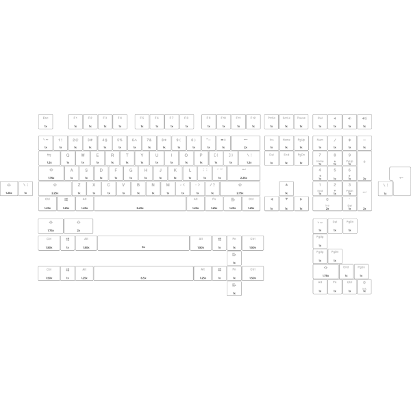 Glorious PC Gaming Race Aura V2 Coperchio per tastiera