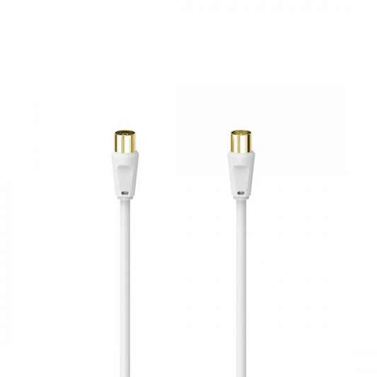 Hama 00305069 cavo coassiale 10 m Bianco