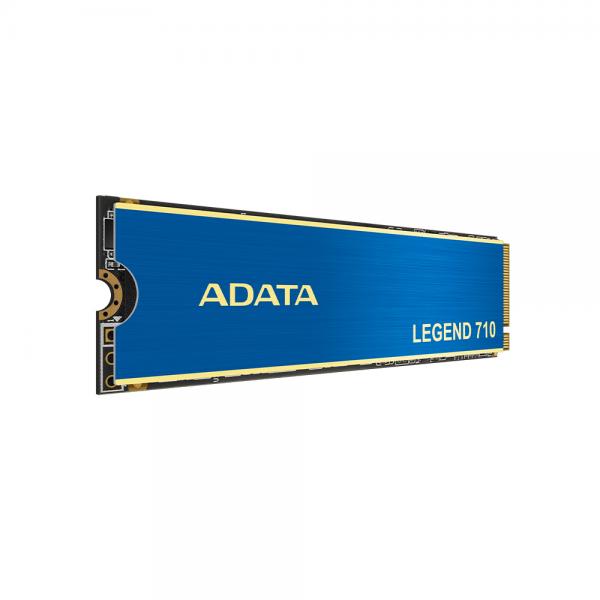 ADATA LEGEND 710 512 GB M.2 PCI Express 3.0 NVMe 3D NAND (Adata Legend 710 [ALEG-710-512GCS] 512GB NVMe SSD, M.2 Interface, PCIe Gen3, 2280, Read 2400MB/s, Write 1600MB/s, Heatsink, 3 Year Warranty)
