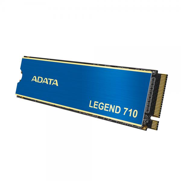 ADATA LEGEND 710 512 GB M.2 PCI Express 3.0 NVMe 3D NAND (Adata Legend 710 [ALEG-710-512GCS] 512GB NVMe SSD, M.2 Interface, PCIe Gen3, 2280, Read 2400MB/s, Write 1600MB/s, Heatsink, 3 Year Warranty)