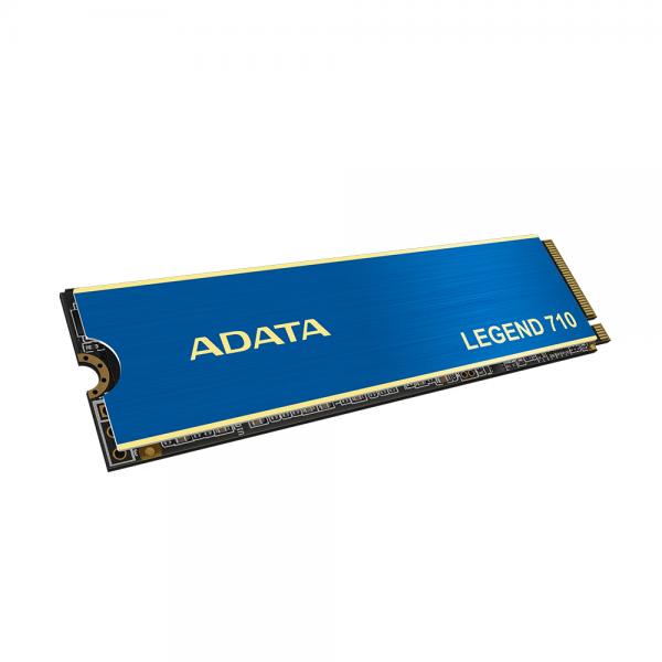 ADATA LEGEND 710 512 GB M.2 PCI Express 3.0 NVMe 3D NAND (Adata Legend 710 [ALEG-710-512GCS] 512GB NVMe SSD, M.2 Interface, PCIe Gen3, 2280, Read 2400MB/s, Write 1600MB/s, Heatsink, 3 Year Warranty)