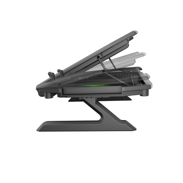 GENESIS Oxid 850 base di raffreddamento per laptop 43,9 cm [17.3] 2500 Giri/min Nero (Genesis Laptop Cooling Pad OXID 850 Bl)