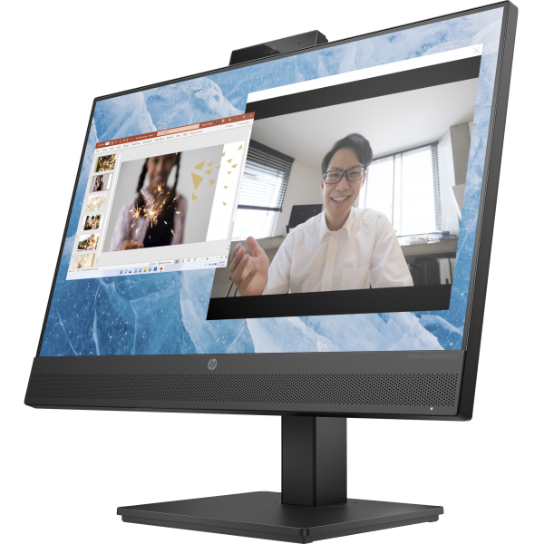 HP M24m Monitor PC 60,5 cm [23.8] 1920 x 1080 Pixel Full HD Nero (M24M [24] Conferencing - Monitor Computer Monitor - Warranty: 12M)
