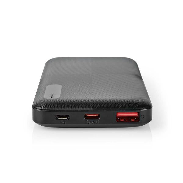 Nedis UPBKPD10000BK batteria portatile Polimeri di litio (LiPo) 10000 mAh Nero
