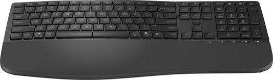 HP 680 Comfort - Tastatur-und-Maus-Set - Dual Mode, 3-Zonen-Layout, Multi-Device, 23 programmierbare Tasten, OS Auto-Detection, flacher Tastenhub - full size - kabellos - 2,4 GHz, Bluetooth - Deutsch