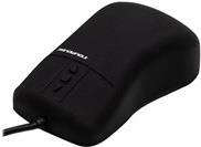 Gett Indumouse Pro - Maus - medical grade, IP68 - ergonomisch - rechts- und linkshndig - Infrarot - 5 Tasten - kabelgebunden - USB - Schwarz