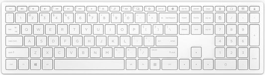 HP Pavilion 600 - Tastatur - kabellos - Deutsch - Schneewei (4CF02AA#ABD)