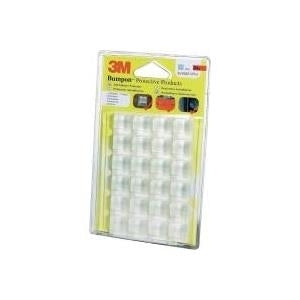 3M Gertefe selbstklebend, quadratisch Transparent ( x H) 20.6 mm x 7.6 mm SJ 5323 MPCB 24 St. (SJ 5323 MPCB)