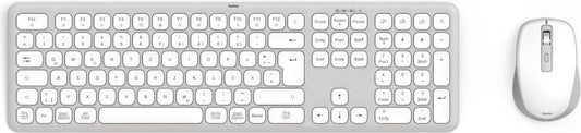 Hama Multi-Device-Tastatur-Maus-Set WKM-550, kabellos, Funk/BT, WS, QWERTZ DE (00173066)