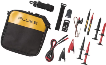 Fluke TLK289 Sicherheits-Messleitungs-Set Abgreifklemmen, Stecker 4 mm, Prfspitze Stecker 4 mm Rot, Schwarz 1 St. (3092521)
