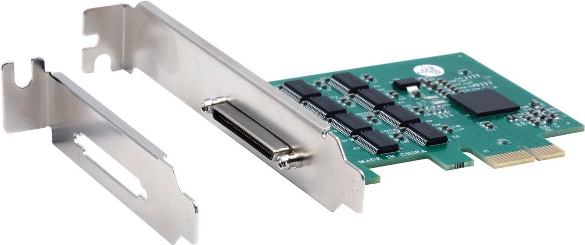 EXSYS GmbH PCIe 8S Seriell RS-232 Karte, Octopus Kabel (EXAR/MaxLinear) (EX-46028)