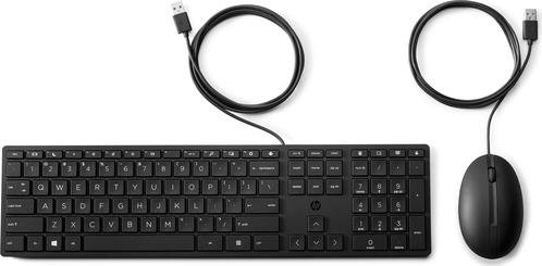 HP Desktop 320MK - Tastatur-und-Maus-Set - full size - USB - Deutsch (9SR36UT#ABD)