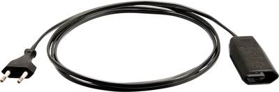 as - Schwabe 50132 Strom Verlngerungskabel 2.5 A Schwarz 3 m (50132)