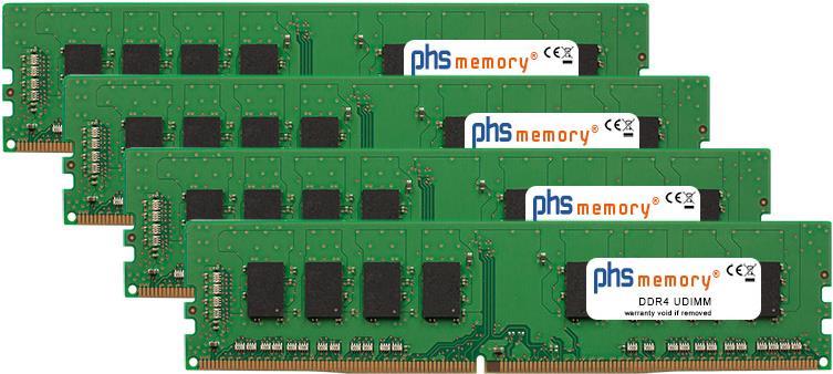 PHS-memory 32GB (4x8GB) Kit RAM Speicher fr Asus SABERTOOTH Z170 MARK 1 DDR4 UDIMM 2133MHz (SP187534)