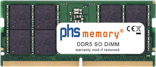 PHS-memory 16GB RAM Speicher passend fr MSI Stealth GS66 12UH-066AU DDR5 SO DIMM 4800MHz PC5-38400-S (SP436050)