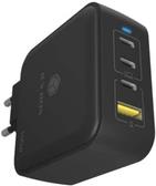 4Port 100W GaN Ladegert mit PD 3.0, 3x USB Type-C, 1x USB Type-A Anschluss, EU Stecker (IB-PS1040-PD)