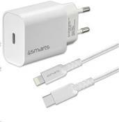 4Smarts Schnelllade-Set 20W mit 1,5m Lightning Kabel f. iPhone (465591)