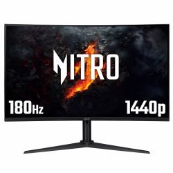 Acer XZ322QUV3 Monitor PC 80 cm [31.5] 2560 x 1440 Pixel Quad HD LED Nero (80cm 31.5 INCH Curved 1500R QHD 180Hz 16:9 1ms[VRB] 400nits 2xHDMI DP MM Audio Out HDR400 FreeSync UK Black H.cable x1 DP.cable x1)