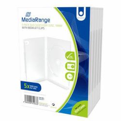 MediaRange BOX30-T custodia CD/DVD Scatola con DVD 1 dischi Trasparente (MediaRange DVD-Leerhlle fr 1 Dics)