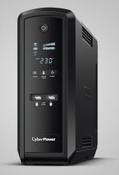 CYBERPOWER CP1350EPFCLCD-UK UPS 1350VA/780W Sinewave PFC compatible AVR GreenPower Energy Saving Technology LCD USB Management-Software Outlet UK typeSinewave PFC compatible AVR GreenPower Energy Sav